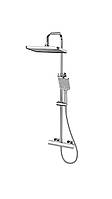 Душова система TROYA SICILIA-16 з термостатом, з тропічним душем, без виливу