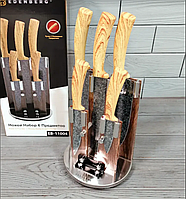 Набір ножів EDENBERG 6 шт з оригінальною підставкою