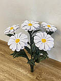 Металеві квіти. Букет з ромашек 6 шт, фото 8