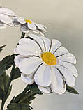 Металеві квіти. Букет з ромашек 6 шт, фото 10