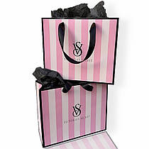 *25 шт* Пакет Вікторія Сікрет Класика новий дизайн розмір M 240х200х90 мм