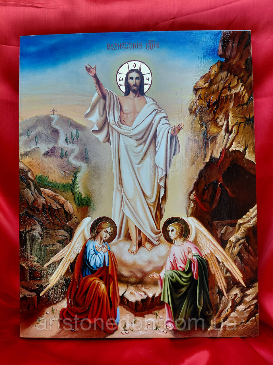 Ікона писана на дошці Воскресіння Христове, фото 1