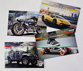 Альбом для рисования А4 8 арк. Скоба 100 г/м2 (А-10) Скат