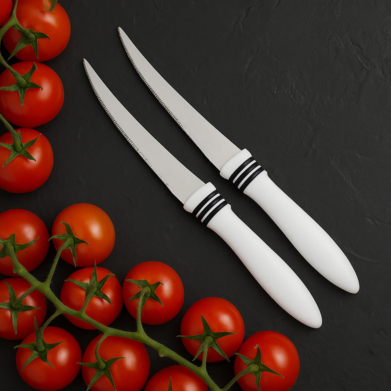 Набір ножів кухонних, 2 шт., для томатів та м'яких овочів