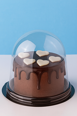 Упаковка для десерту з купольною кришкою (50шт)