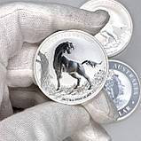 Срібна колекційна монета Australian Brumby 1 долар 1 унція 2022 Австралія, фото 9