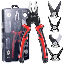 Багатофункціональні плоскогубці 5 в 1 зі змінними головками High Technology