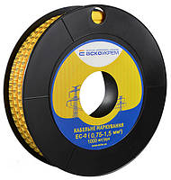 Маркування кабельне ЕС-0 "4" (0,75-1,5мм) АСКО