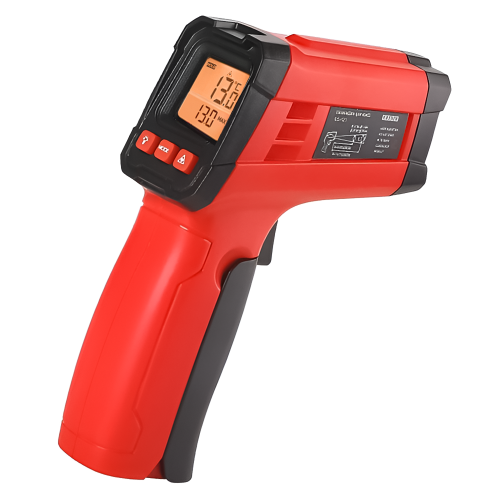Безконтактний інфрачервоний пірометр Digital Lion CX6021, промисловий термометер з лазерним прицілом та підсвіткою екрану,