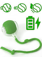 Розумний м'яч із хвостом мотузкою, іграшка для котів і собак, інтерактивна уникаюча, з акумулятором, +