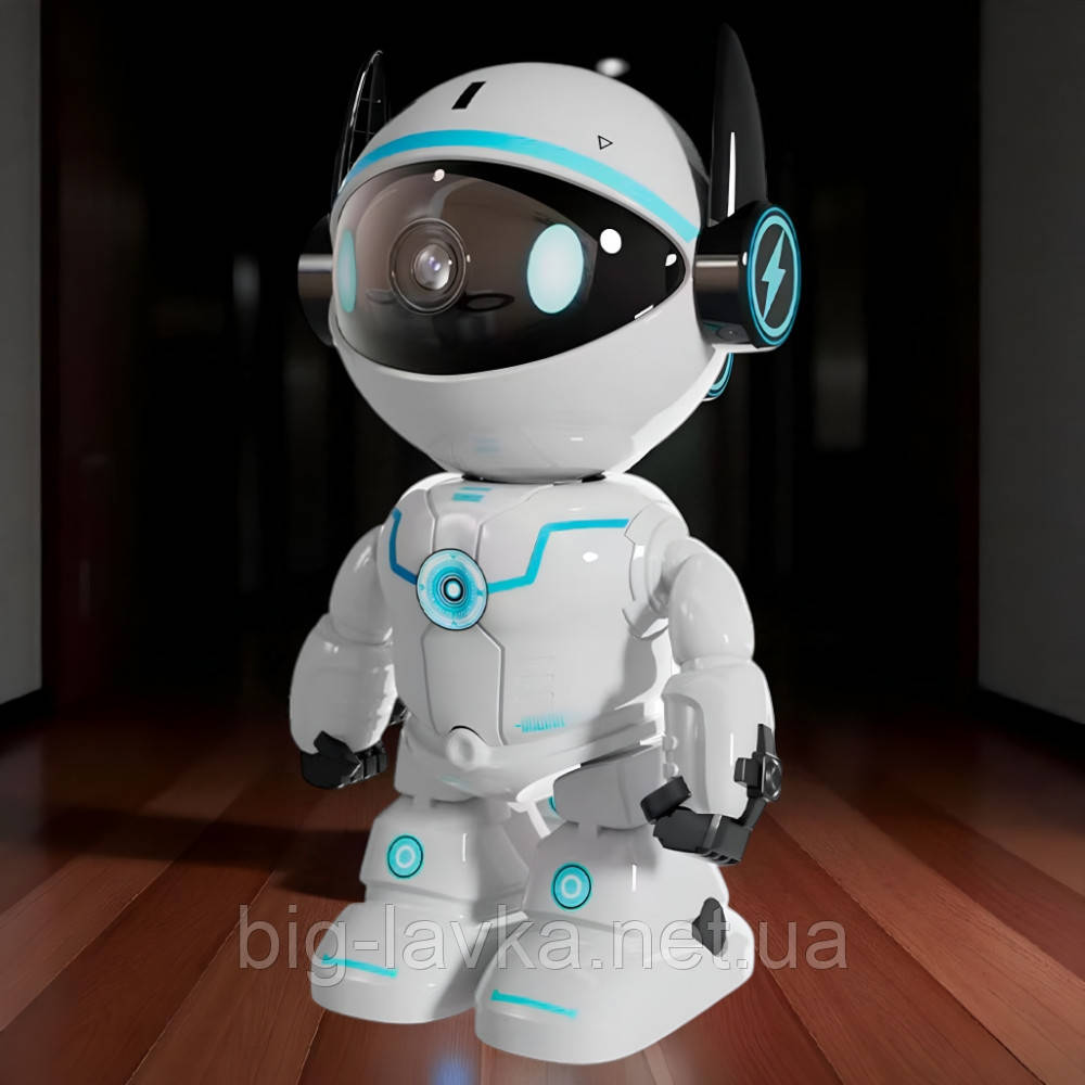 Розумна Wi-Fi камера відеоспостереження для дому у вигляді астронавта  Білий, фото 1