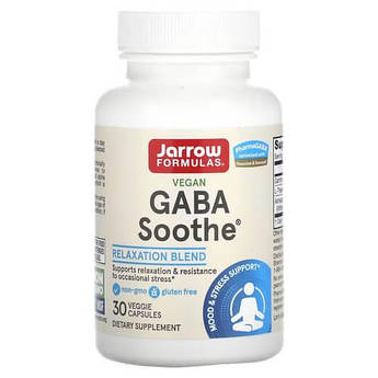 Jarrow Formulas GABA Soothe 30 рослинних капсул