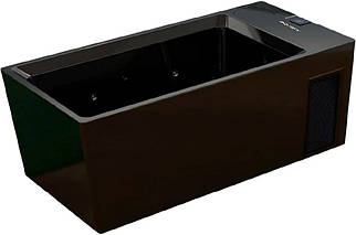 Крижана ванна Aquajoy All-In (195x90x71 см), Black Acrylic