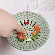 Сіточка-фільтр на злив - гнучка кришка - dark grey, фото 10