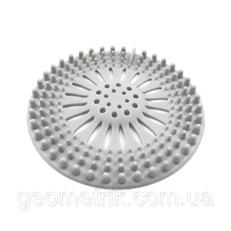 Сіточка-фільтр для кухні та ванної - Кришка на злив від засмічень - light grey, фото 1