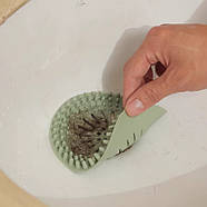 Силіконова сітка для душу та мийки - Фільтр від засмічень для кухні та ванної - green, фото 5