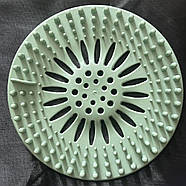 Силіконова сітка для душу та мийки - Фільтр від засмічень для кухні та ванної - green, фото 10