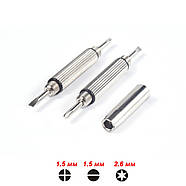 Кишеньковий викрутка для ремонту окулярів, годинників і дрібної техніки, фото 4