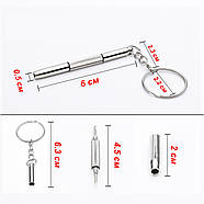 Кишеньковий викрутка для ремонту окулярів, годинників і дрібної техніки, фото 6