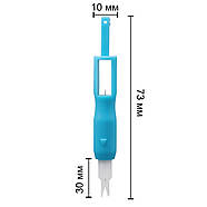 Ниткопротягувач універсальний: швейні машини, ручне шиття - blue, фото 3