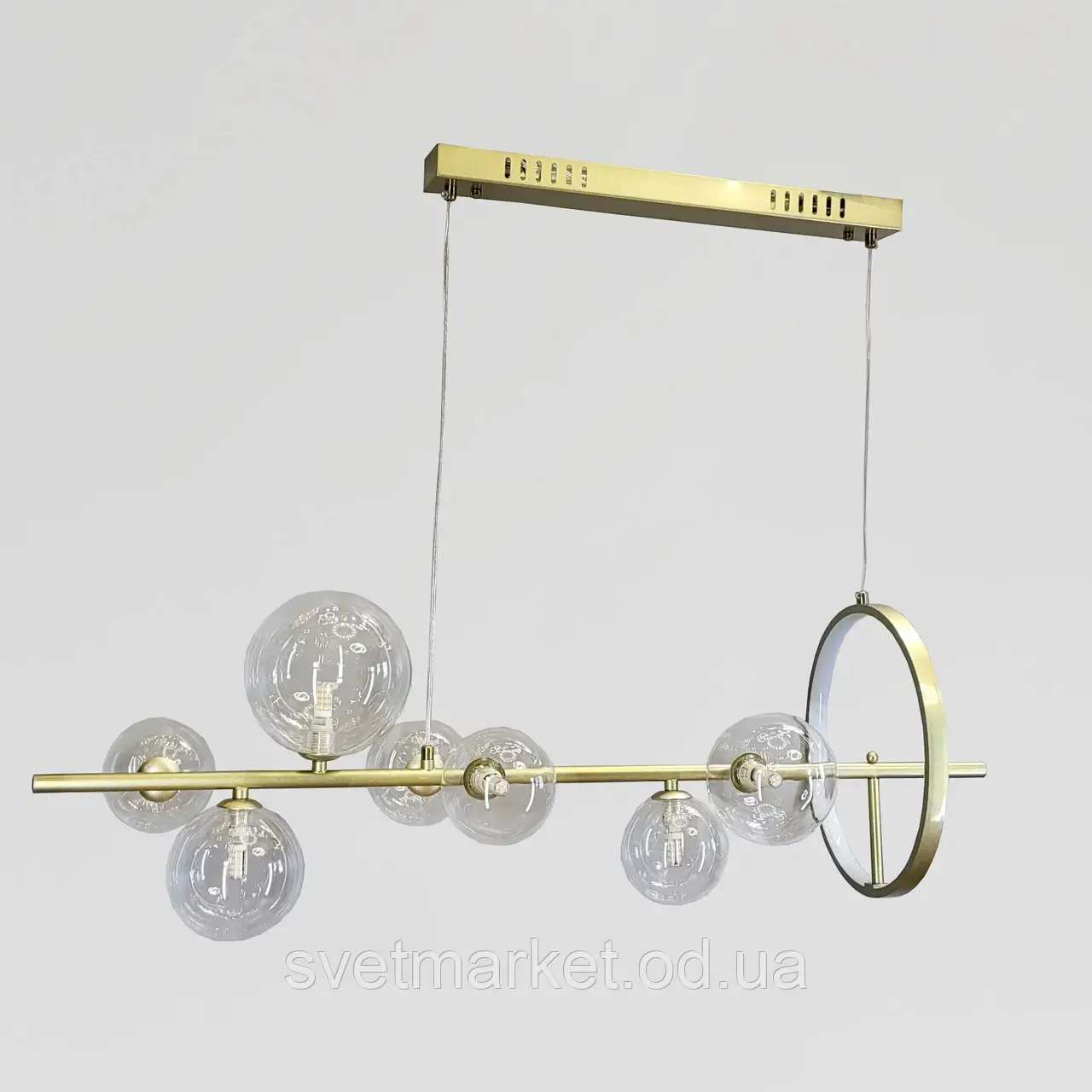 Підвісна дизайнерська люстра P488/7GD, фото 1