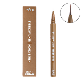 Лайнер для брів ZOLA Eyebrow liner Mono Brush - Light Brown