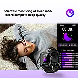 Водонепроникний смарт-годинник з 1,96-дюймовим AMOLED-дисплеєм, Bluetooth-дзвінками, фото 8