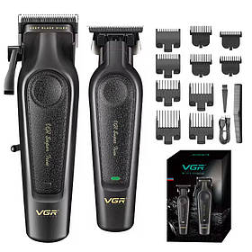 Комплект VGR 2 в 1 V-197&995, акумуляторна машинка для стриження (clipper) і тример