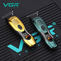 Тример VGR V-227 GREEN, 3 насадки, LED display, фото 4