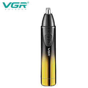 Тример VGR 2 в 1 V-619 GOLD, 2 насадки — тример для носа, шейвер, фото 2