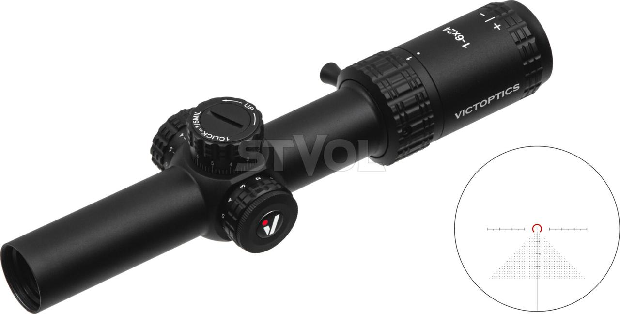 Прилад оптичний Vector Optics S6 1-6X24 SFP, фото 1