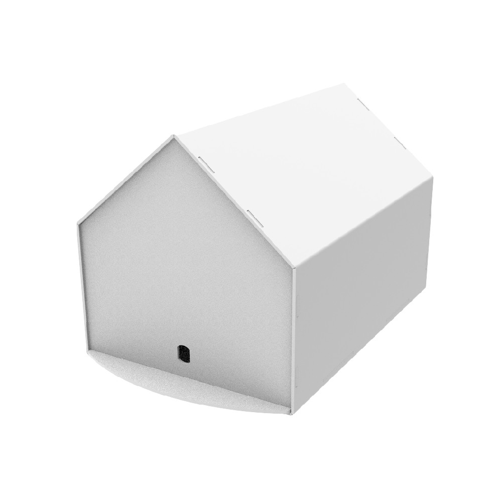 Скринька EKOSTAR для збору грошей білий 250х350х250, фото 1