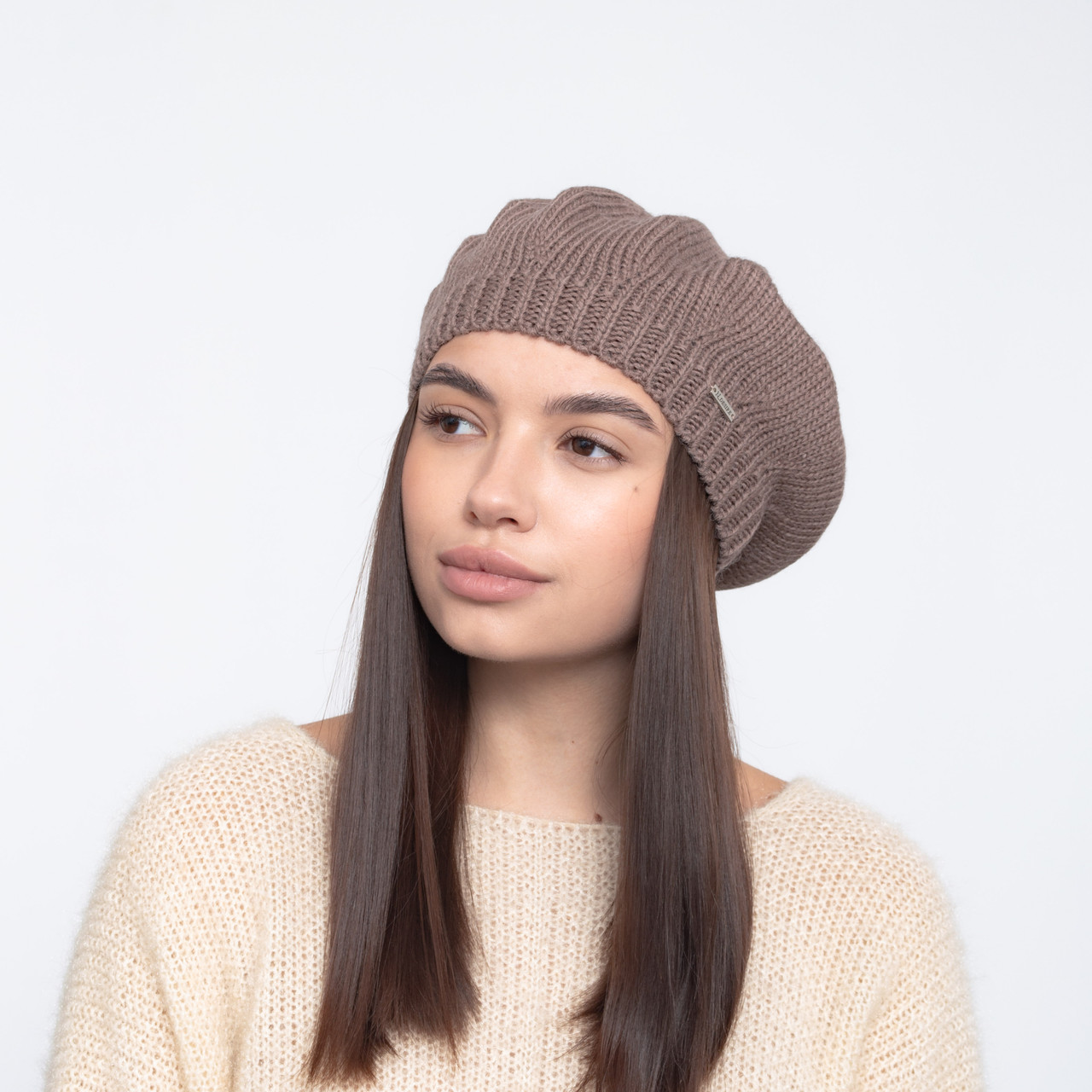 Берет Nicole (шерсть) 167 капучіно