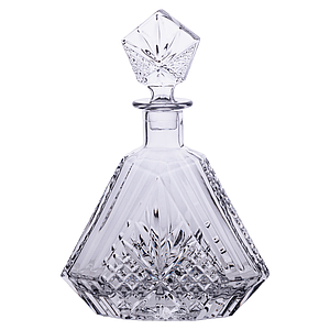 Декантер для віскі Rich 1 л із кришталевого скла, прозорий