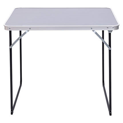 Стіл складний для пікніка 80*60*69,5 см, сірий, фото 1