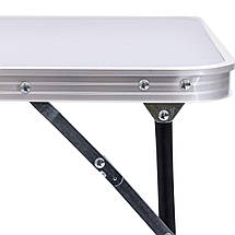 Стіл складний для пікніка 80*60*69,5 см, сірий, фото 4