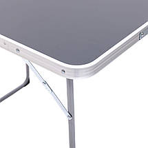 Стіл складний для пікніка 75*55*65 см, чорний, фото 5