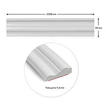 Молдинг 5000х30х9,5 мм Білий SW-00002675, фото 2