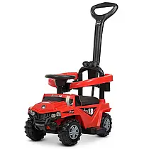 Каталка-толокар 2в1 Bambi M 4231L-3 з батьківською ручкою, музикою та світлом