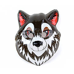 Маска пластикова Новорічна Вовк