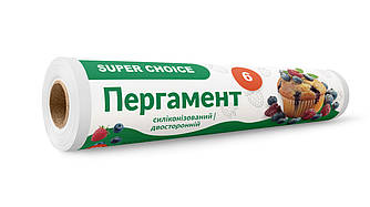 Пергамент для випікання силіконізований Super Choice білий 29 см 6 см
