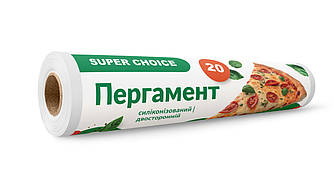 Пергамент для випікання силіконізований Super Choice білий 29 см 20 м