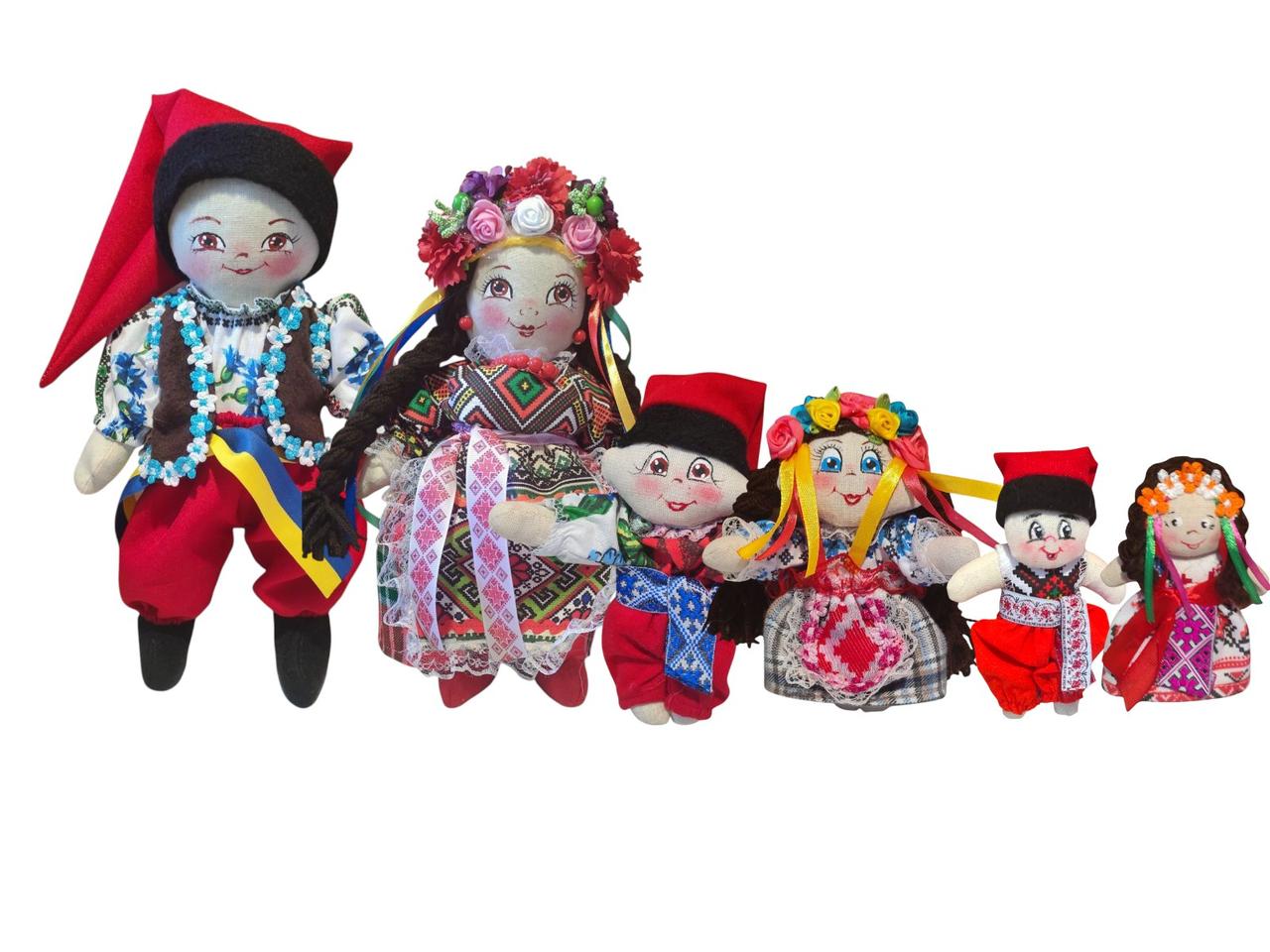 Українська родина набір з шести ляльок ., фото 1