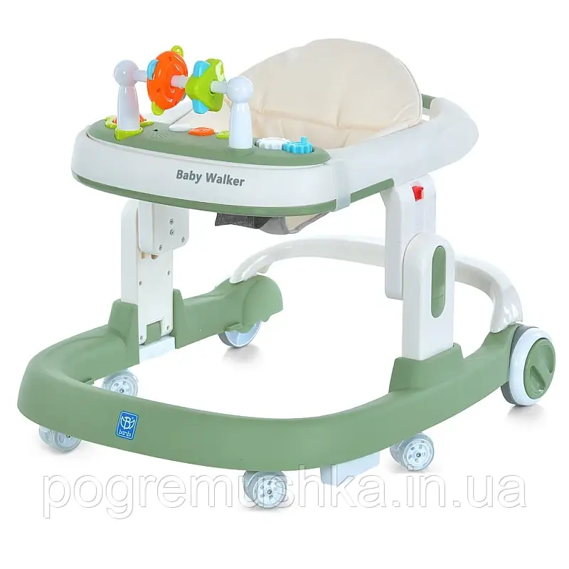 Ходунки дитячі Bambi M 5032L-5 (музика, ігрова панель, поліпропіленові колеса, регулювання висоти, стопори)
