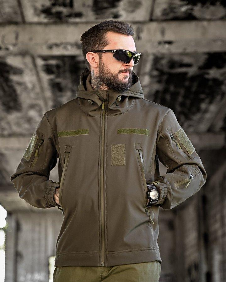 Куртка Softshell MASAD польова олива зі зручною посадкою ВТ76571 ТМ, фото 1