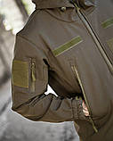 Куртка Softshell MASAD польова олива зі зручною посадкою ВТ76571 ТМ, фото 3