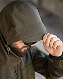 Куртка Softshell MASAD польова олива зі зручною посадкою ВТ76571 ТМ, фото 7