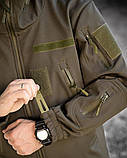 Куртка Softshell MASAD польова олива зі зручною посадкою ВТ76571 ТМ, фото 8