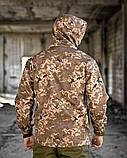 Куртка MASAD Softshell піксель тактична з липучками під шеврони ВТ76572 ТМ, фото 7