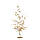 Декоративне дерево з підсвічуванням Золоті перлини 58 см 119239-006, фото 3